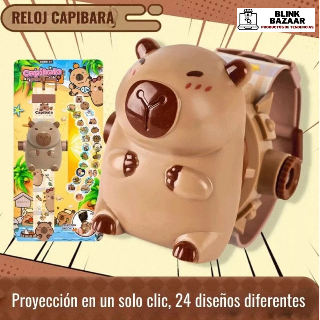 2 Relojes Proyector Capibara