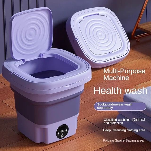 ⭐ Mini lavadora portátil plegable 9L