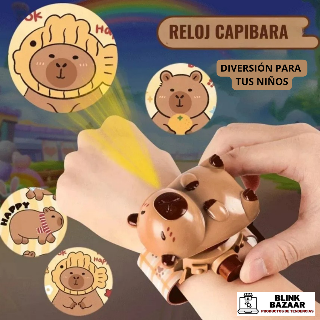 2 Relojes Proyector Capibara